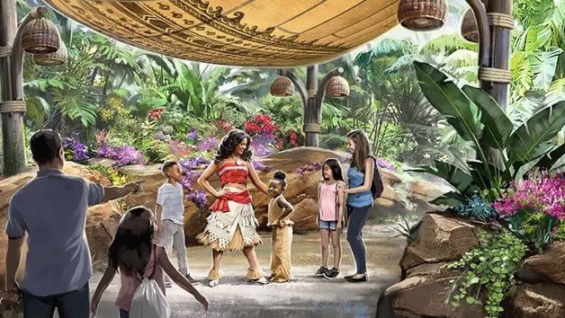 longjaredw's tweet photo. The village is filled with merchandise, a place to meet Moana, and the entrance to our walkthrough attraction: The Journey of Water.
#WorldShowcase #PolynesianOutpost https://t.co/wboG9o5FKb