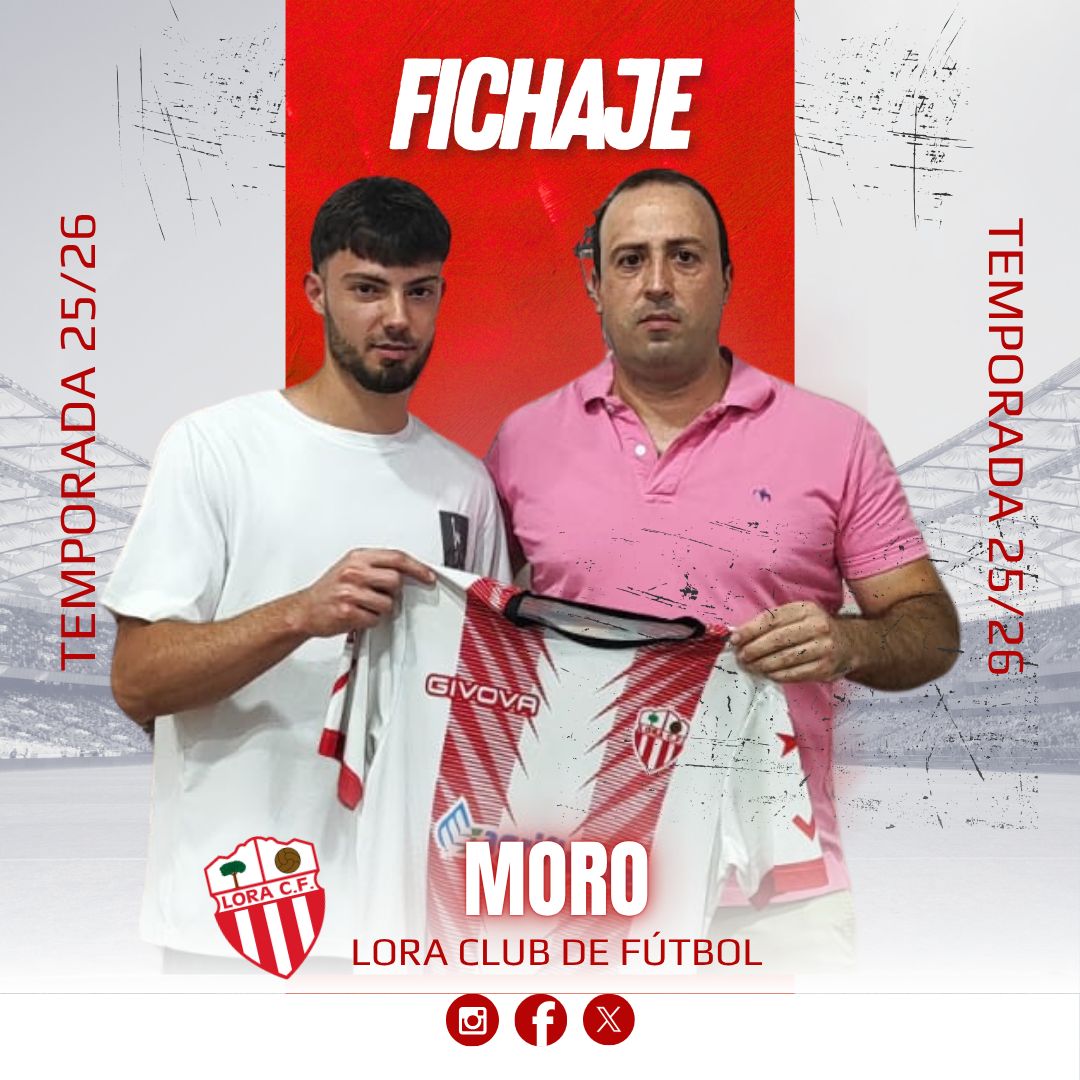 LoraCFOficial's tweet photo. ⚔️ UN NUEVO CEREBRO PARA NUESTRA BATALLA
#JaviMORO
Pese a sus 22 años tiene CARÁCTER , CALIDAD y EXPERIENCIA en la categoría
🧠 Procede del @EstrellaSACF y pretende liderar el mediocampo con personalidad y jerarquía
🔴⚪BIENVENIDO a la lucha, MORO!
#FichajeEstelar #MoroLoreño https://t.co/EvjmFuW1X2