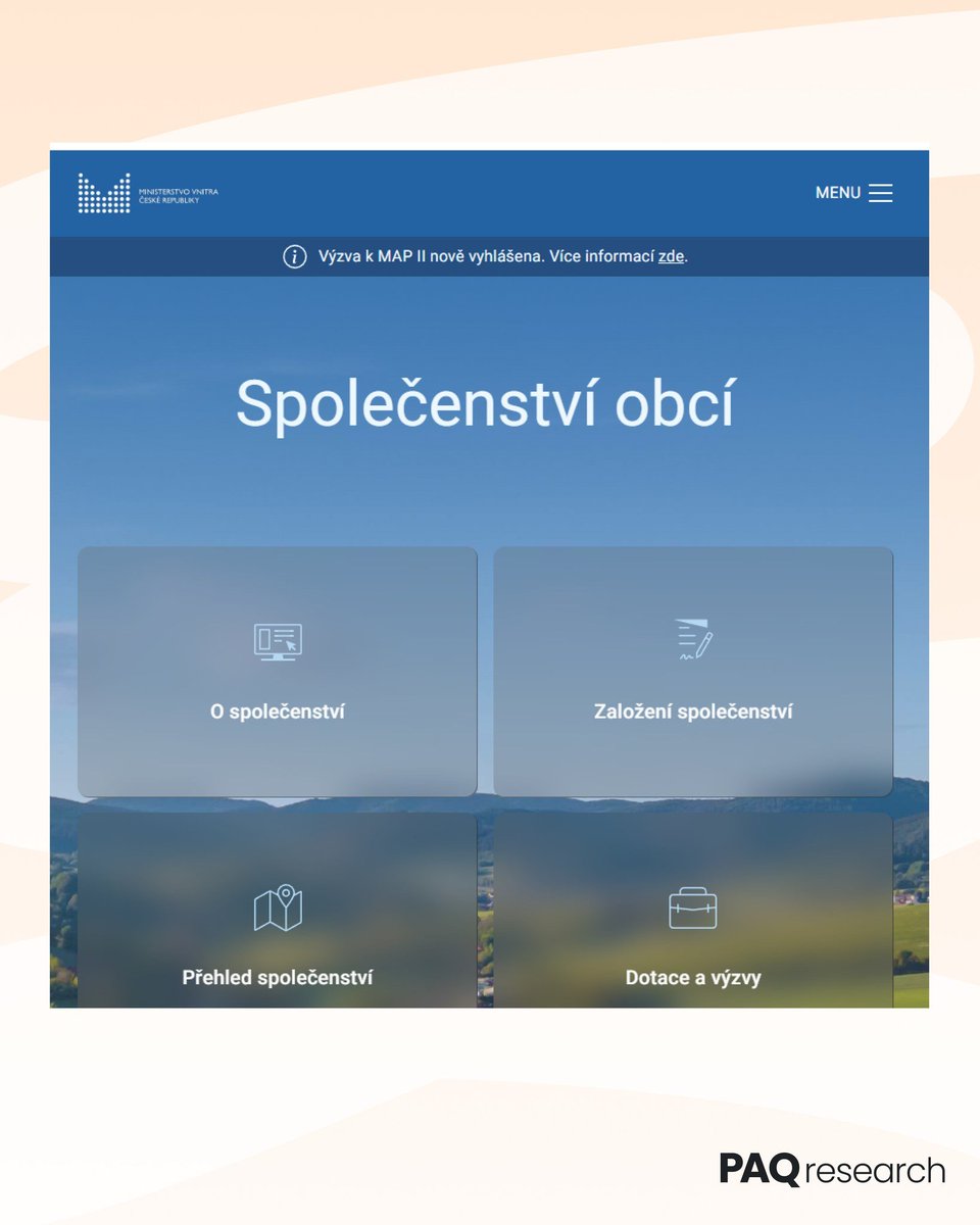Karel Gargulák (@karelgargulak) on Twitter photo Prosba na poslance a poslankyně – pusťte již tuto středu dál novelu zákona o obcích a podporu společenství obcí.
V <a href="/paq_research/">PAQ Research</a> hodně mluvíme o budoucnosti institutu společenství obcí – především v souvislosti s možností meziobecně spravovat školy. Prosba na poslance a poslankyně – pusťte již tuto středu dál novelu zákona o obcích a podporu společenství obcí.
V <a href="/paq_research/">PAQ Research</a> hodně mluvíme o budoucnosti institutu společenství obcí – především v souvislosti s možností meziobecně spravovat školy.