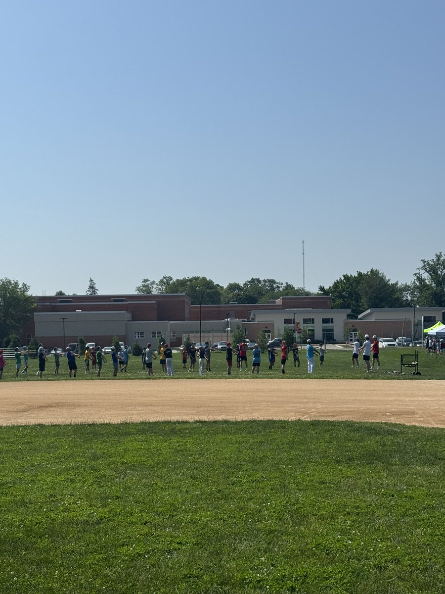 Day 1 of Haverford High Baseball camp!