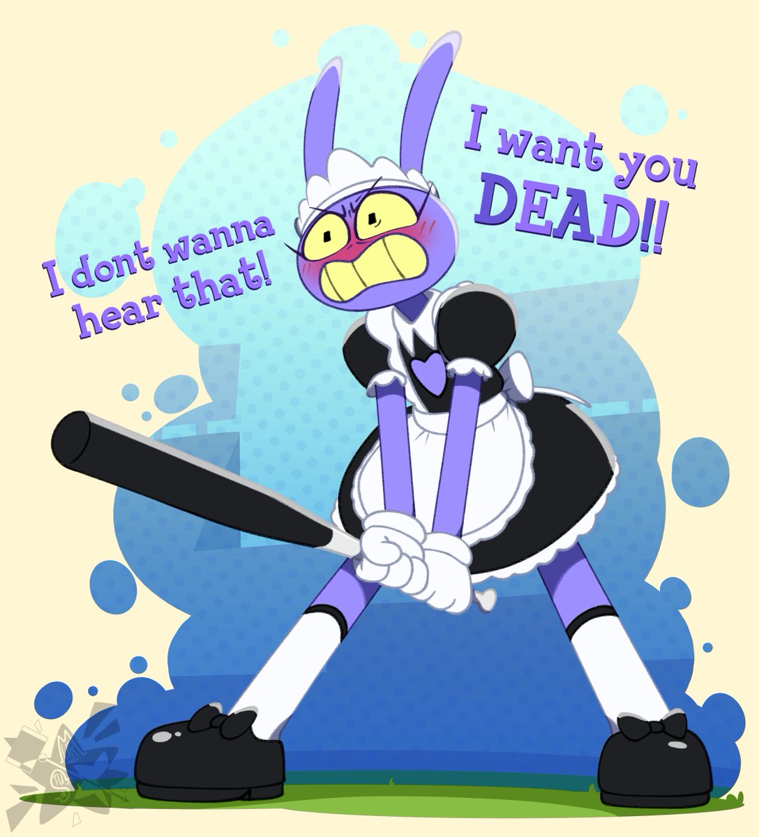 🤬👗🐰
#TheAmazingDigitalCircus #TADCEp5 #TADC #maidjax