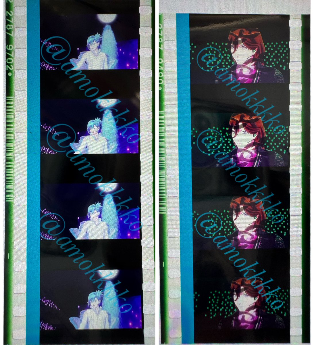 【交換】タブナイ　カルナイ　特典　コマフィルム　第6週

譲))嶺二、藍（ソロ）

求))カミュ（ピエロ&gt;警備員）

ピンセット＋手袋で取り出し、素手×
決定までお時間いただく可能性あり。
検索からもお気軽にお声掛けください。
郵送交換or大分駅手渡し