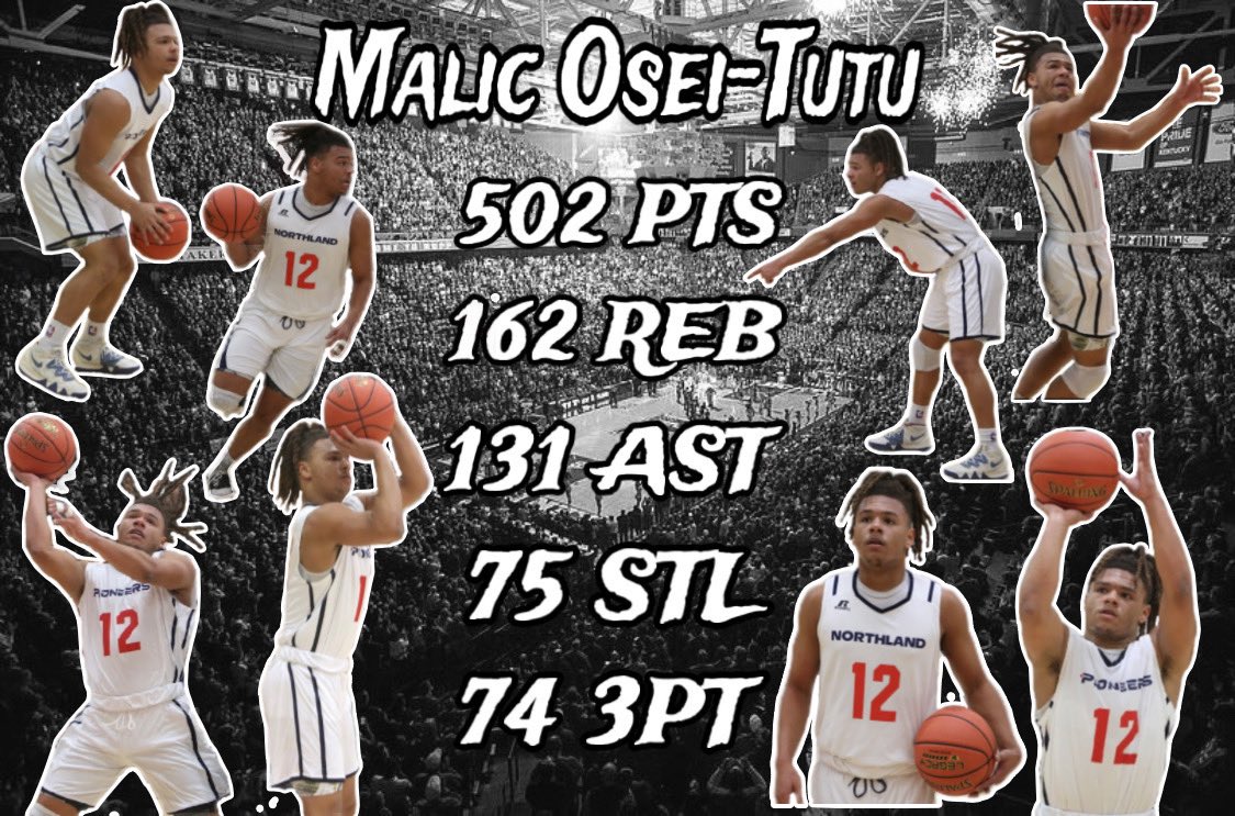Malic Osei-Tutu (@malicosei) on Twitter photo THANK YOU <a href="/CoachN2022/">NORTHLAND BASKETBALL</a> for believing in me and pushing me to be who I am today! For 2 years, you motivated, trained, coached, mentored, taught, and supported me to a point where I had no choice but to achieve greatness! Thanks for reminding me that I’m a special player and person! THANK YOU <a href="/CoachN2022/">NORTHLAND BASKETBALL</a> for believing in me and pushing me to be who I am today! For 2 years, you motivated, trained, coached, mentored, taught, and supported me to a point where I had no choice but to achieve greatness! Thanks for reminding me that I’m a special player and person!
