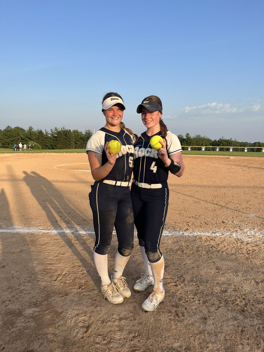 <a href="/Cam_tucker55/">Cambria Tucker</a> and <a href="/mabelklossner_4/">Mabel Klossner 2027</a> with bombs in the championship game of the Rock Challenge Cup. Mabel’s was a walk off in the bottom of the 7th to secure a 4-2 win. Great job ladies. <a href="/GoldGarvey/">Newtown Rock Gold- Garvey</a>