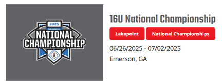 WyattLibbert's tweet image. Headed to Emerson GA this week with @RoyalsScoutTeam for the @PBRTournaments 16U National Championship at Lake Point. I get the ball on the hill in our Friday game.
ποΈ 6-27-25
π 12:40 EST
π Lake Point - Field 16
@PBRGeorgia