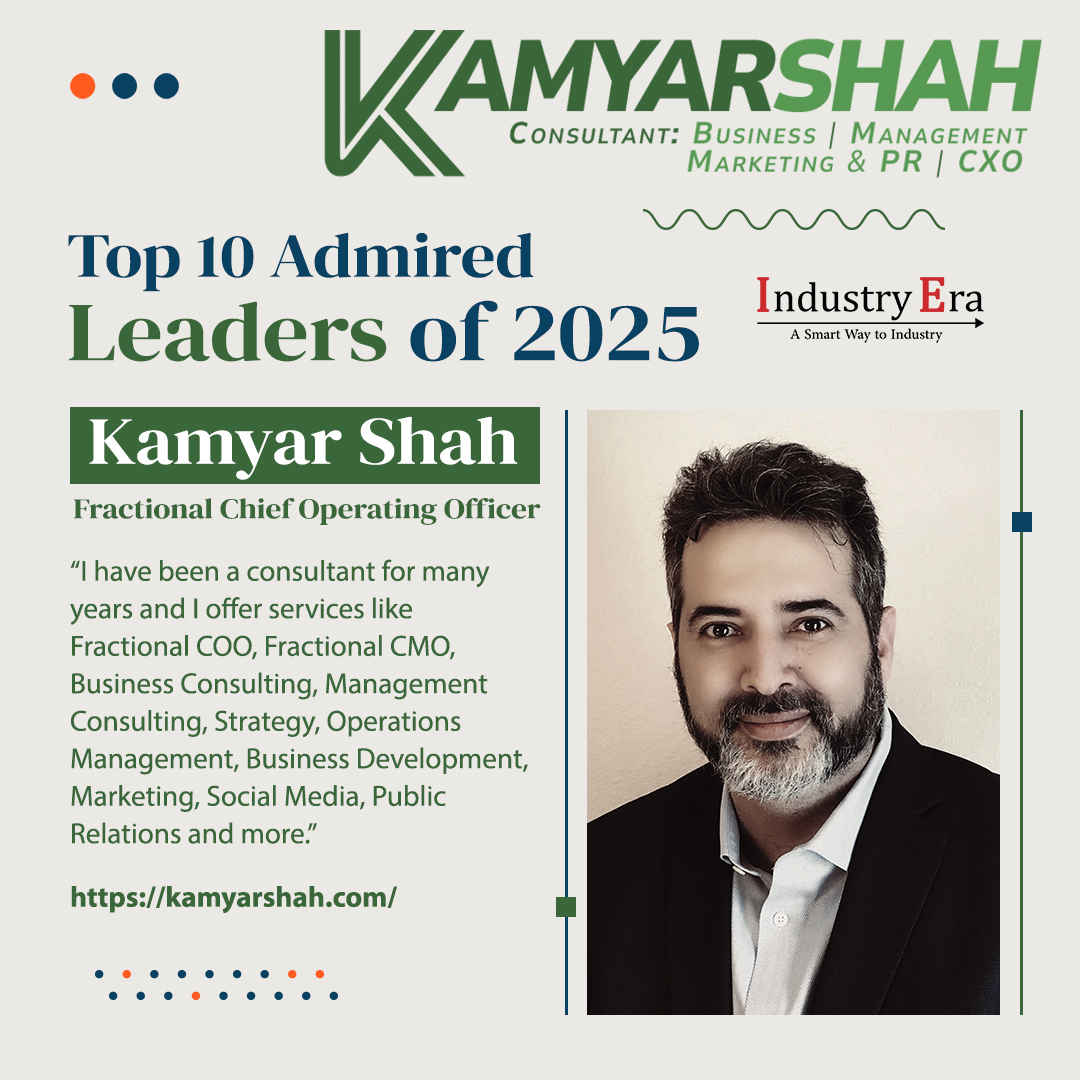 Kamyar Shah, Fractional Chief Operating Officer
#consultant #services #fractionalcoo #fractionalcmo #businessconsulting #managementconsulting #strategy #operationsmanagement #businessdevelopment #marketing #socialmedia #publicrelations #kamyarshah
industry-era.com/Kamyar-Shah-Fr…