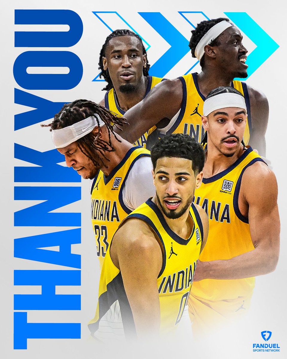What a season 💛

Thank you, <a href="/Pacers/">Indiana Pacers</a> fans!

#YesCers