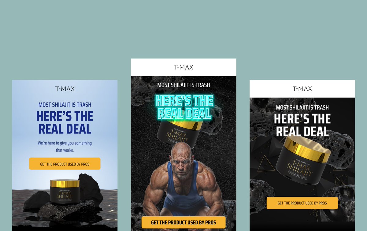 eugene_vin43264's tweet photo. Designed 3 different headers for this brand. Which one do you think would convert best?

#emaildesign #EmailMarketing  #emailmarketer https://t.co/OGCn6xWkZ0