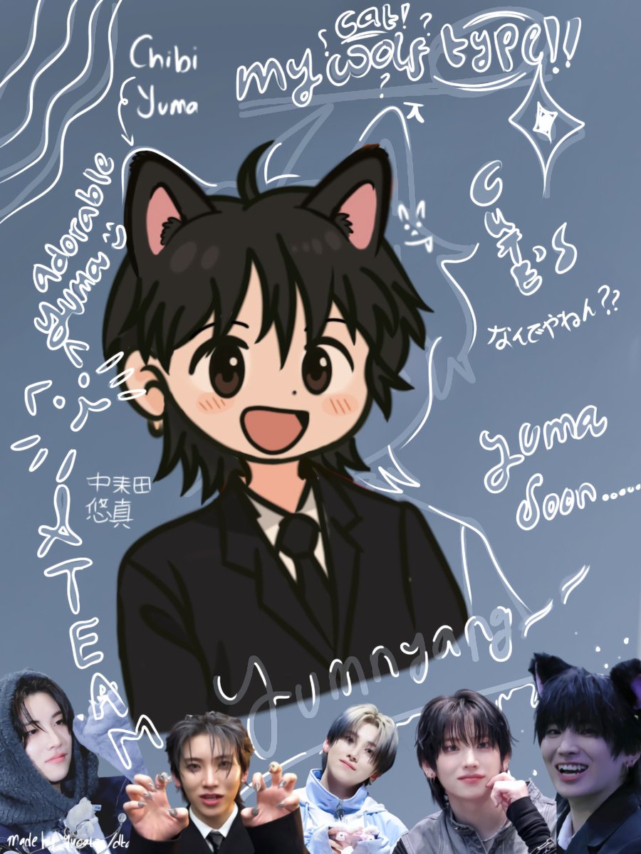 ohooooooo, akhirnya yuma debut chibi ver buatan ku🥹🥹🥹

from this                    to this