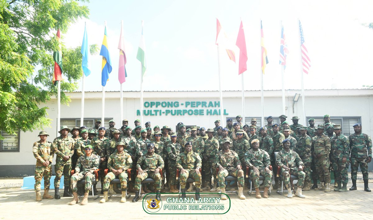 The Army Peace Operations Training School (APOTS) has officially commenced its Mission Leadership Training (MLT) for Key Appointment Holders of UNIFIL 92.

Full stroy on our website 
ga.mil.gh/blogs/apots-co…