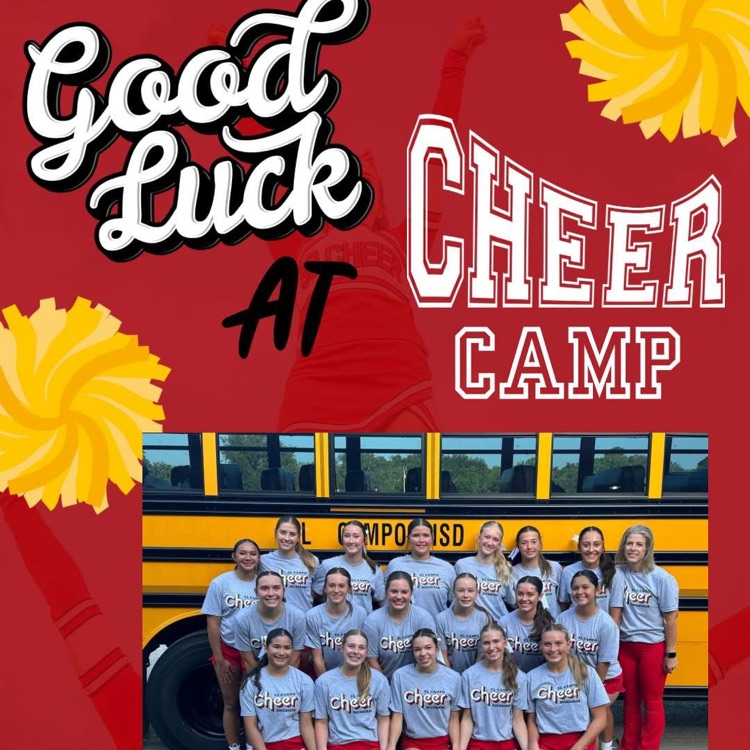 Your ECHS Varsity Cheerleaders are off to cheer camp for the week!! Wish them Good Luck!!