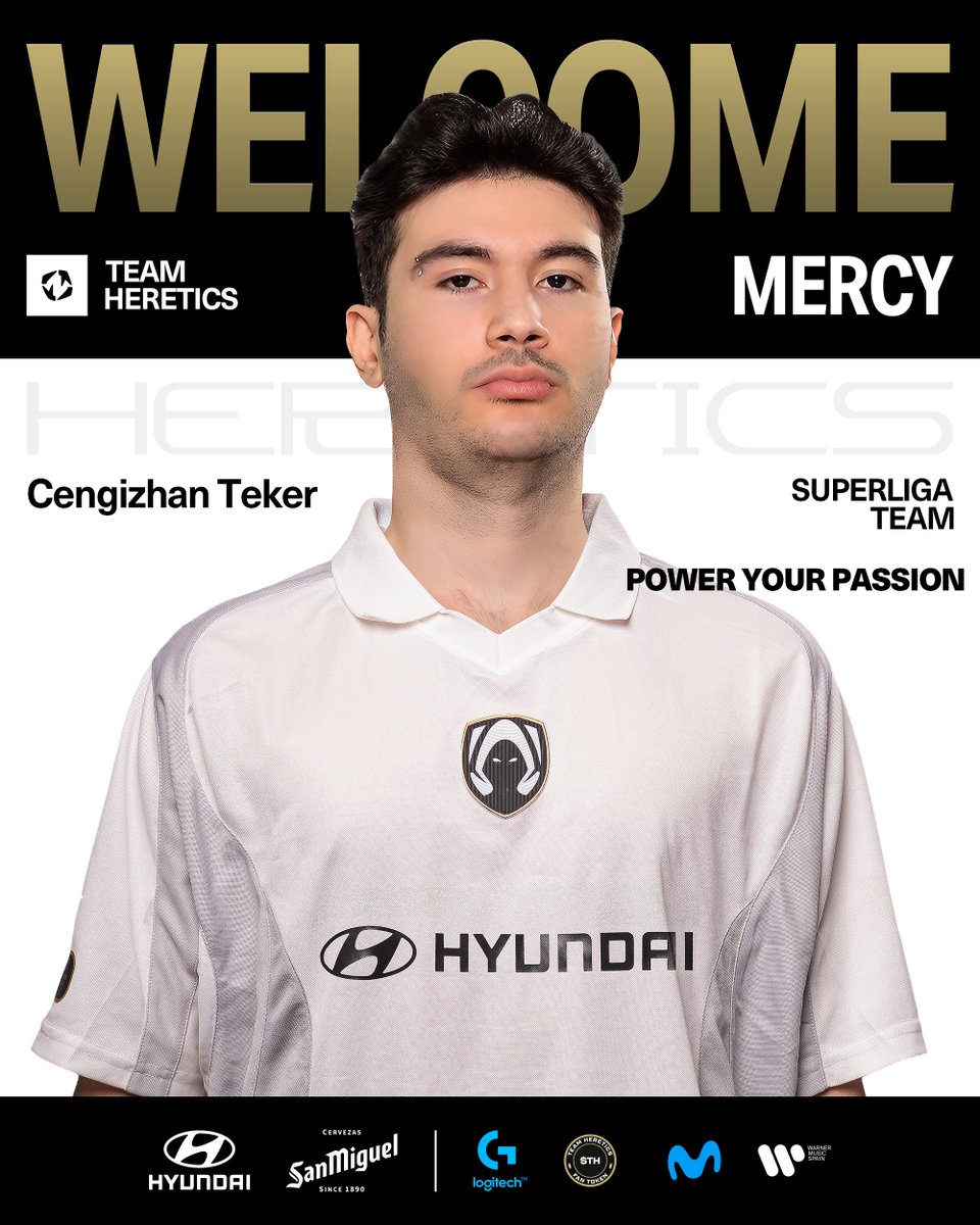 Directo desde Turquía y listo para conquistar la Superliga Domino's.

Bienvenido a Heretics <a href="/lolmerciless/">mercy9</a> 🤠

#VamosHeretics