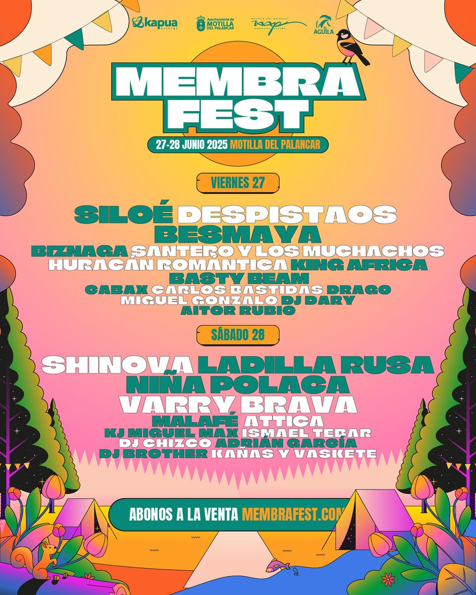 Hontza Produkzioak (@hontzap) on Twitter photo Los dos bolos de <a href="/shinovaoficial/">Shinova (oficial)</a> para esta semana:
-Viernes 27 - <a href="/Conexion_Spain/">CONEXIÓN (Festival + Ciclo + TV)</a> (Valladolid)
+Info&Entradas: conexionvalladolid.es
-Sábado 28 - #MembraFest (Motilla del Palancar)
+Info&Entradas: membrafest.com
#shinova #elpresente #elpresentetour #concierto #festival Los dos bolos de <a href="/shinovaoficial/">Shinova (oficial)</a> para esta semana:
-Viernes 27 - <a href="/Conexion_Spain/">CONEXIÓN (Festival + Ciclo + TV)</a> (Valladolid)
+Info&Entradas: conexionvalladolid.es
-Sábado 28 - #MembraFest (Motilla del Palancar)
+Info&Entradas: membrafest.com
#shinova #elpresente #elpresentetour #concierto #festival