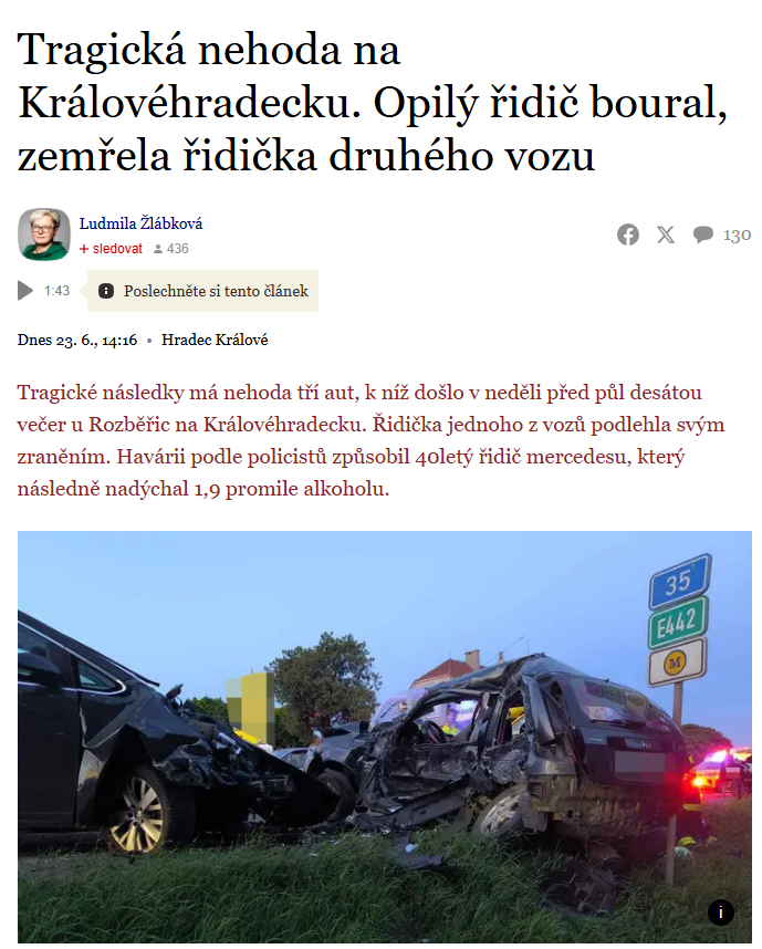 Jakubprazskej's tweet photo. Přesně po týhle silnici jsem jel tři hodiny předtím.

Můžeš se snažit jet sebelíp, co nejvíc bezpečně, jak to jde a pak se stejně najde opilec, co tě s dvěmi promilemi pošle do auta v protisměru a je po tobě.

Fakt nevíš dne ani hodiny. https://t.co/5FWhYRf7sY