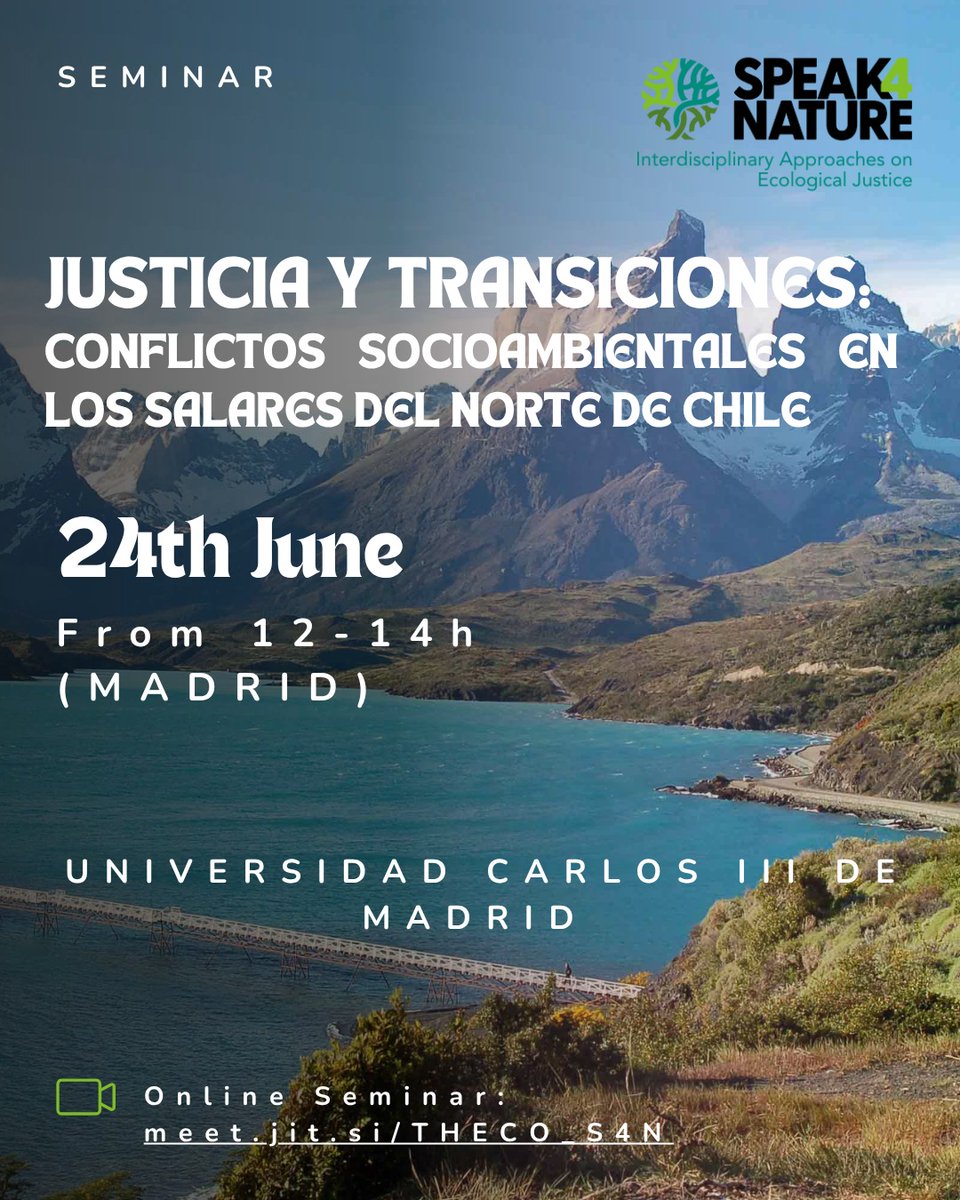 🌿¡Nuevo evento de <a href="/Speak4Nat/">Speak4Nature</a> en Madrid!🌞