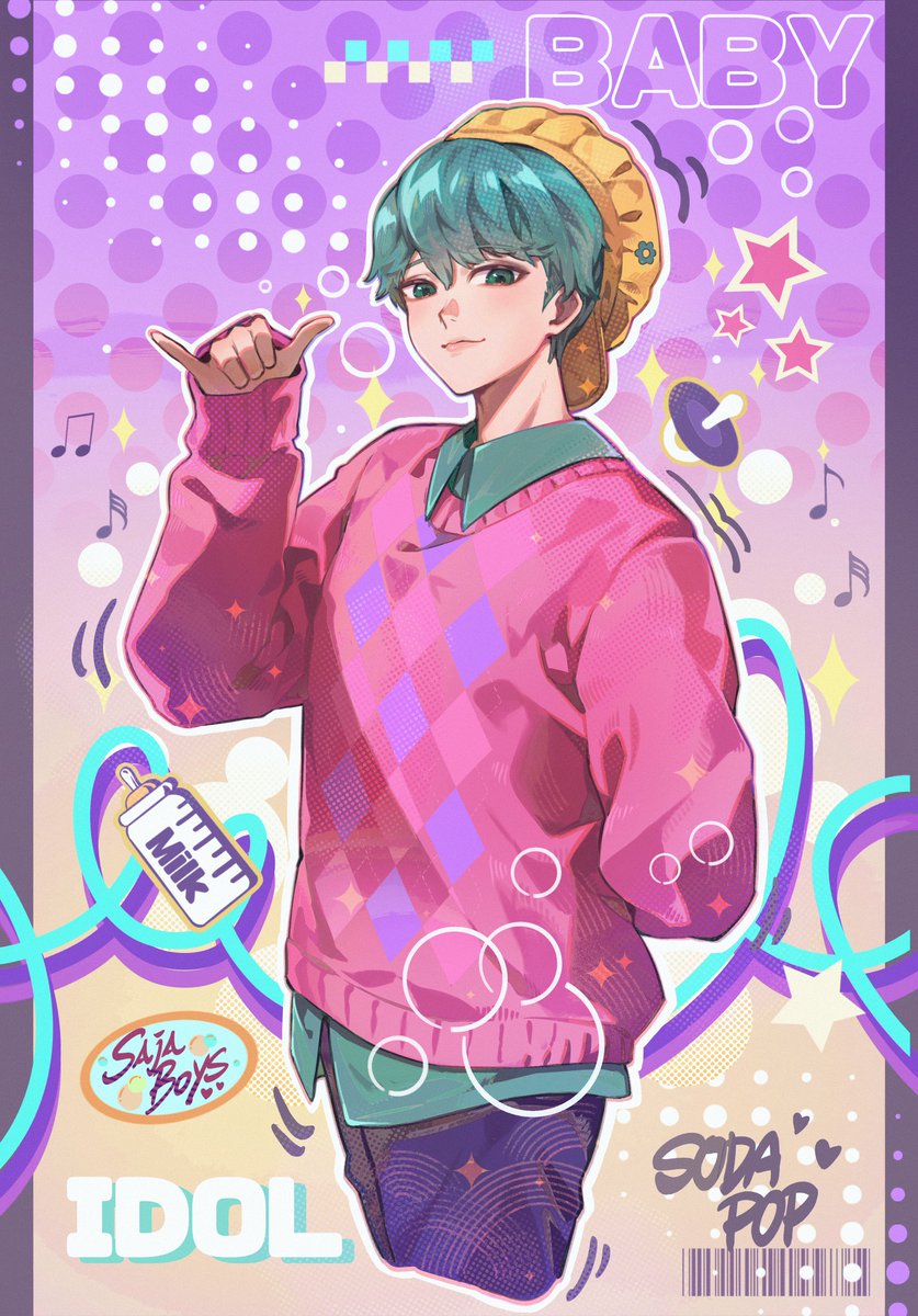 sagi_0116's tweet image. “My little soda pop”🎤🎶

#Kpop獵魔女團 #sajaboys #KPOPDEMONHUNTERS #kpopdemonhuntersfanart