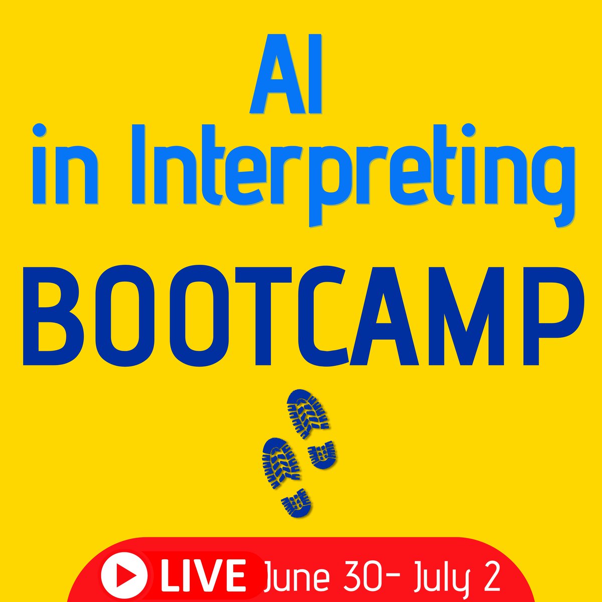 Imagine you had the strategies to:

Power up your vocabulary
Build glossaries
Prepare from speeches
Use MT the smart way
Take the guesswork out of social media posts and images
Boost your interpreting with live speech recognition 

tfw.rocks/AIbootcamp 👈

#1nt #AI #Bootcamp