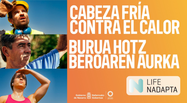 LIFE_NAdapta_CC's tweet image. 📢Con la campaña 'Cabeza fría contra el calor', @salud_na sensibiliza sobre los riesgos de las altas temperaturas y sus efectos en la salud de toda la población.

▶️navarra.es/es/web/lifenad…

#HCCN #KLINa #LFCCyTE #CambioClimático #Adaptación #Sanidad #ISPLN #OlaDeCalor