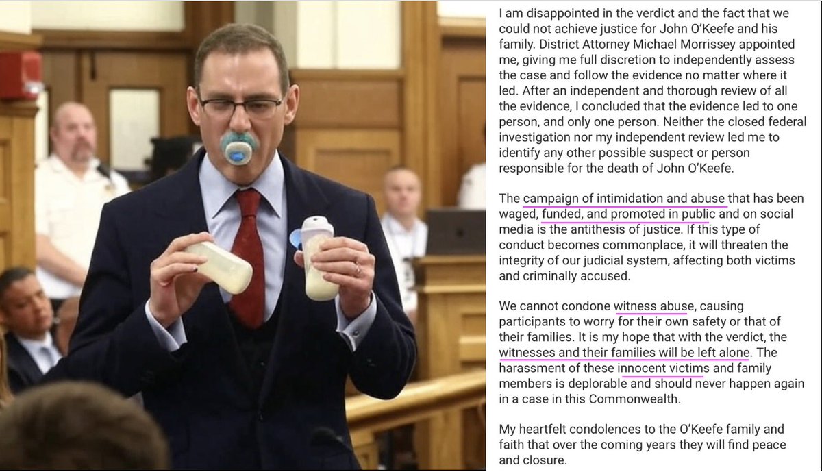 Here are my thoughts on Hank Brennan's response to Karen Read's acquittal 5 days after the fact. I knew he was a bottomless loser, but this is worse than I would even imagine it would be. He spends one sentence on John O'Keefe and 2 paragraphs blaming me. John O'Keefe isn't the
