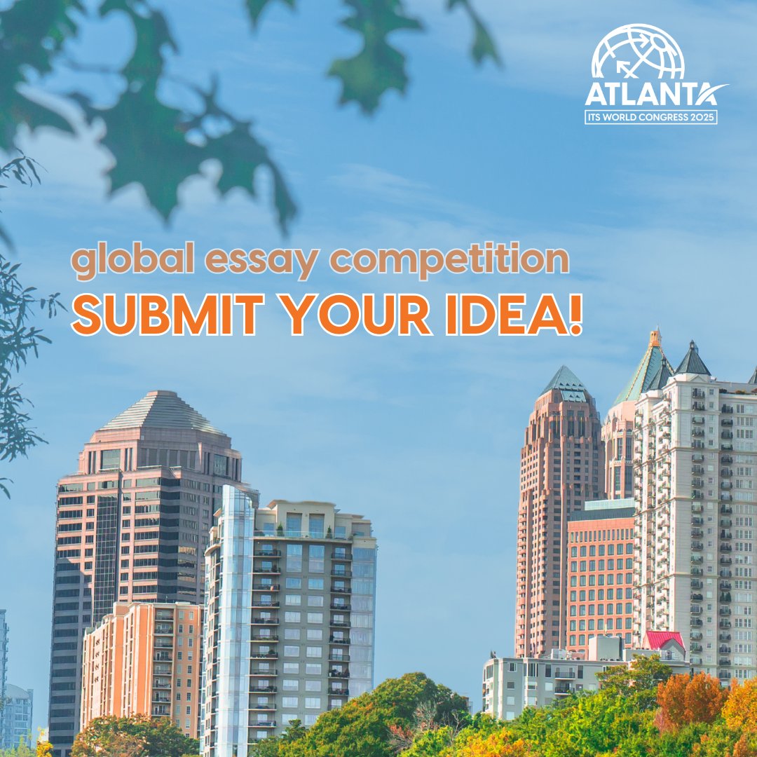Are you a undergrad/grad student involved in intelligent transportation-related research? Submit your work to the Global Essay Competition for the ITS World Congress 2025! The extended deadline is July 1st. Don't miss out on this unbeatable opportunity!

➡️itsamericaevents.com/world-congress…
