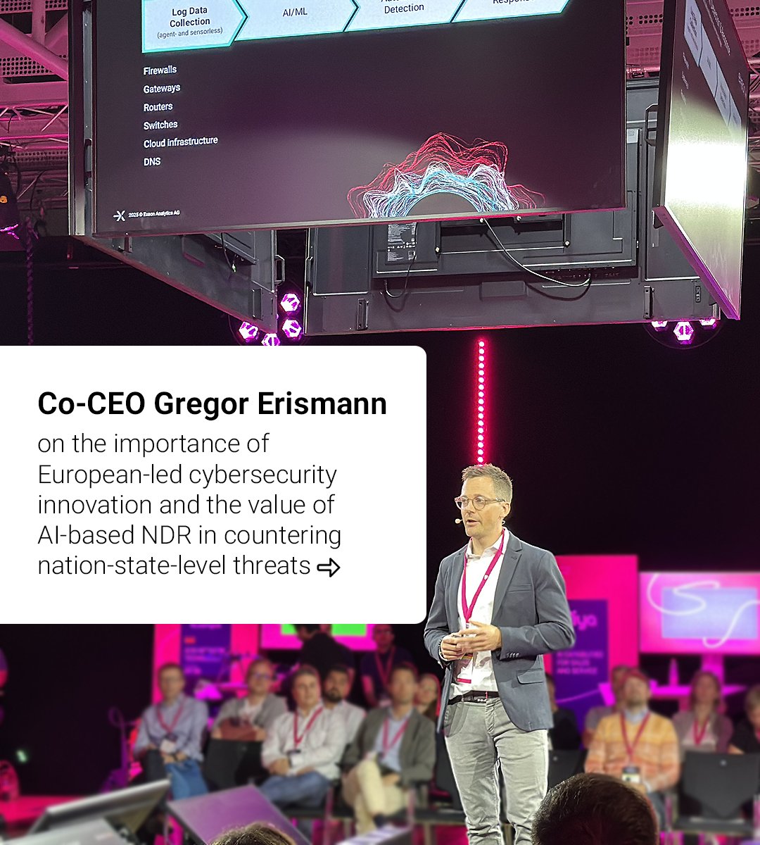 Exeon Analytics (@exeonanalytics) on Twitter photo New article by <a href="/startuptickerCH/">startupticker</a>: Recognition & strong commercial momentum for #Exeon 🌍
More on growing our partner ecosystem, enhancing visibility in #cloud & #OT environments, #UEBA and more: startupticker.ch/en/news/recogn…
#Cybersecurity #Innovation #ThreatDetection #NDR #SwissTech New article by <a href="/startuptickerCH/">startupticker</a>: Recognition & strong commercial momentum for #Exeon 🌍
More on growing our partner ecosystem, enhancing visibility in #cloud & #OT environments, #UEBA and more: startupticker.ch/en/news/recogn…
#Cybersecurity #Innovation #ThreatDetection #NDR #SwissTech