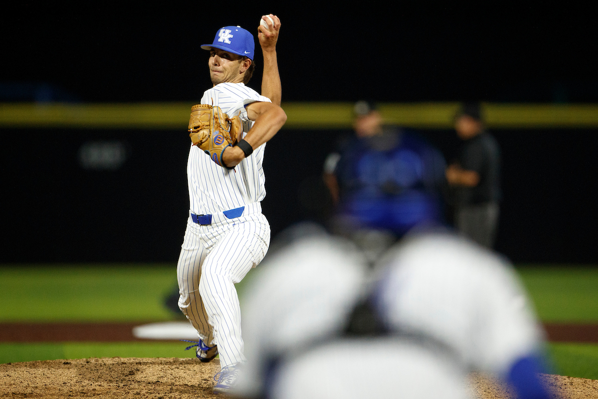 UKBaseball's tweet photo. Tristan Hunter (@Tristanhunter29) struck out 17.5 batters per 9 innings as a true freshman in 2025 and held opposing hitters to a .190 batting average. https://t.co/JEXrBp3Jz7