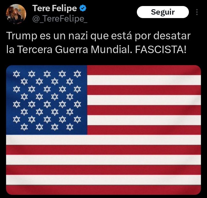 El fascismo es imponer la voluntad del estado sobre la voluntad del individuo y sabes que en EEUU eso no pasa, donde si pasa es en Cuba.
Así que <a href="/_TereFelipe_/">Tere Felipe</a> no hables más pinga