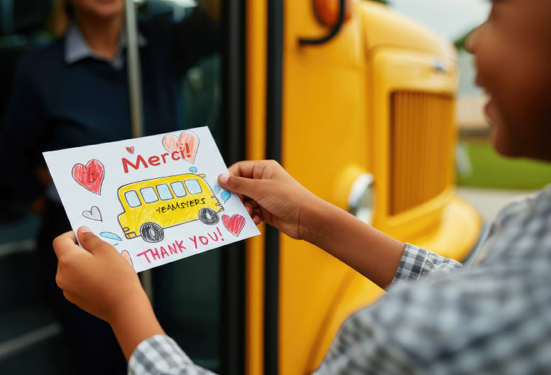 TeamstersCanada's tweet image. As the school year ends, Teamsters Canada thanks our school bus drivers for their dedication. You care for our most precious cargo—our kids ❤️ We’ll always fight to make sure you’re valued and treated fairly. 🚌👏 

#canlab #SchoolBusDrivers #ThankYouDrivers