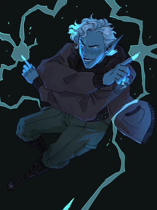 My side of an art trade for a friend!
