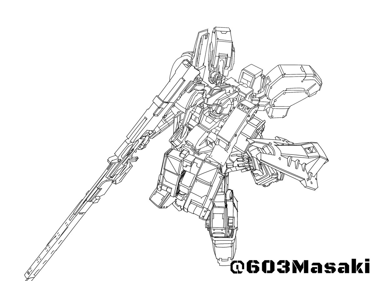 WIP
ジムカスタムとヘイズル・アウスラの下描き終わりました。