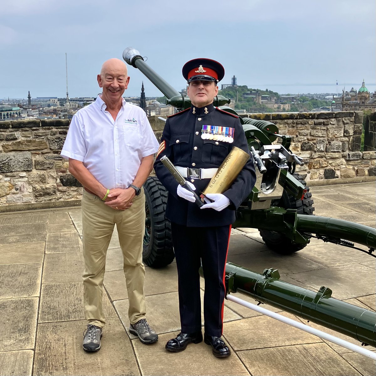The Baton represented at The Royal Edinburgh Military Tattoo 2025 ….

What a wonderful experience for the Baton!... Last Friday we were invited to the Edinburgh Military Tattoo office for photography that will be shown at night during this year's Tattoo. To be included with so