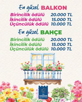 Bir balkonun dekorasyonu ve bitkileri gösteren fotoğrafı