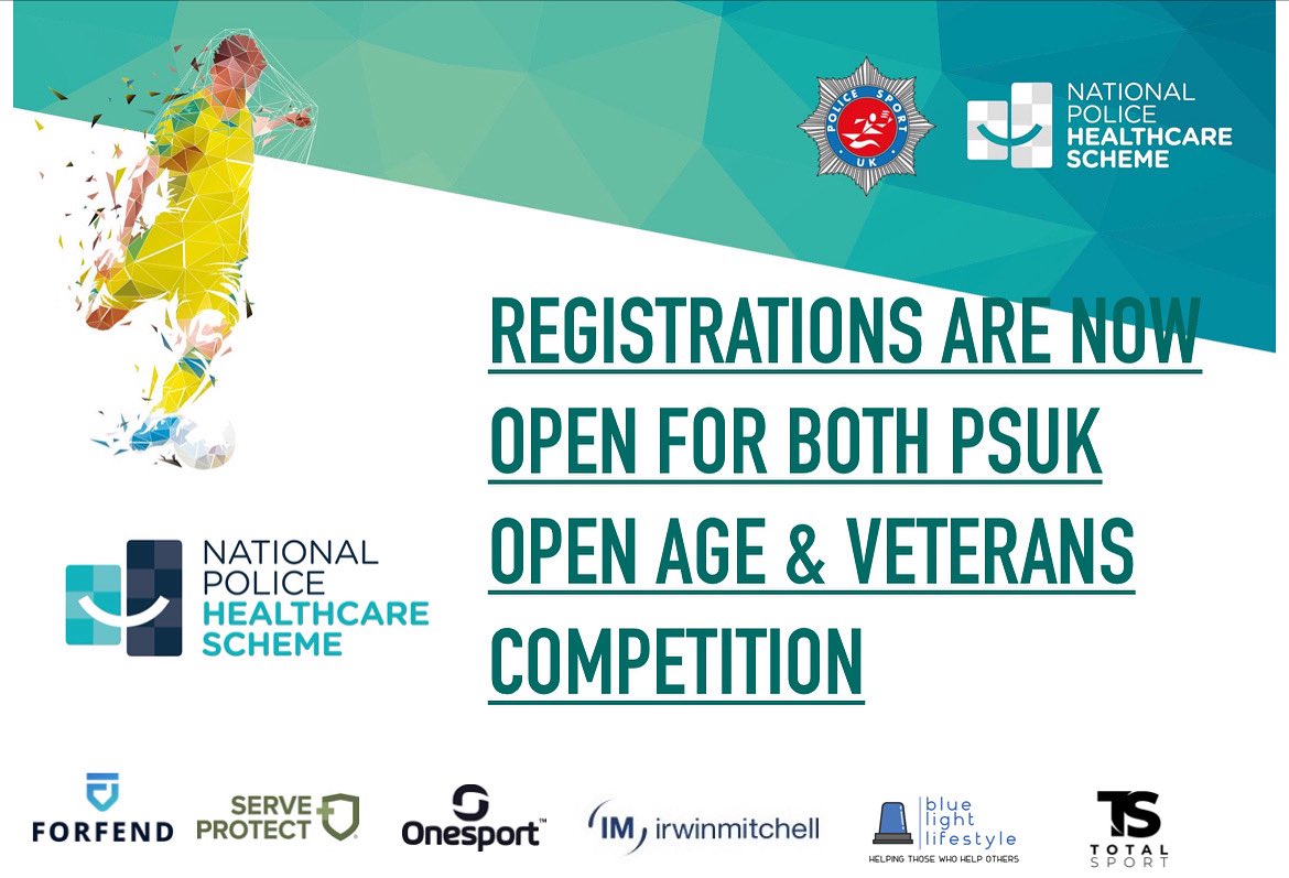 Registration is still open for both the Open Age &amp; Veterans competition for the 2025/26 season 

Register via the website 

psuk.football

<a href="/TeamPoliceUK/">TeamPolice</a> <a href="/NPHS999/">@NPHS</a>