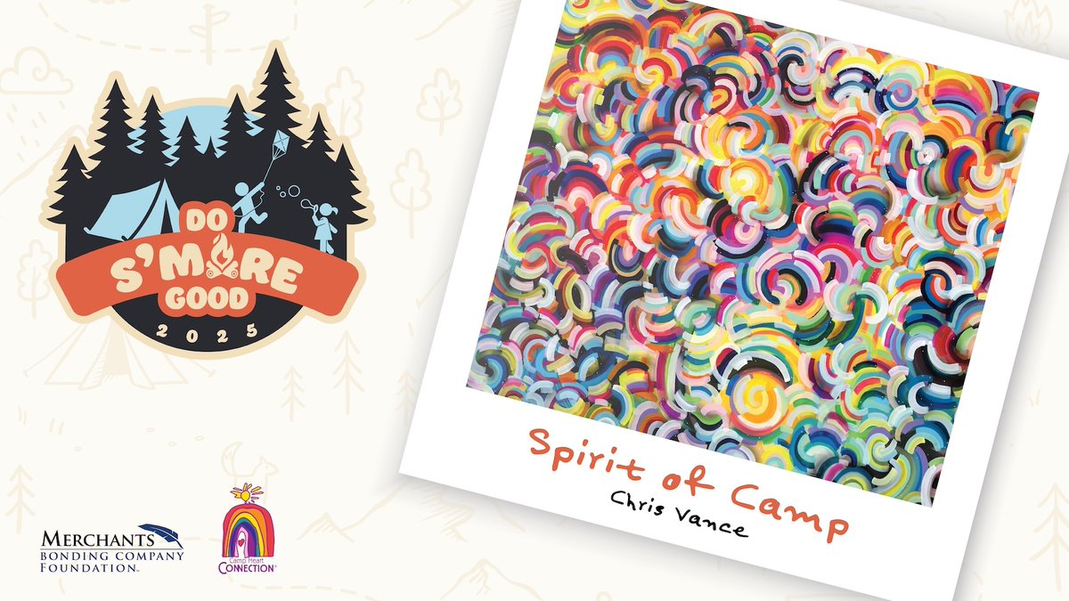 MerchantsBond's tweet photo. We partnered with Iowa artist Chris Vance to create a custom piece capturing the joy of camp for this year’s Memorial Grant. It will be on permanent display at @ccc_iowa as a lasting symbol of hope. 

Be part of the story: https://t.co/AM5g5VwNnF https://t.co/yEUzCXi0tK