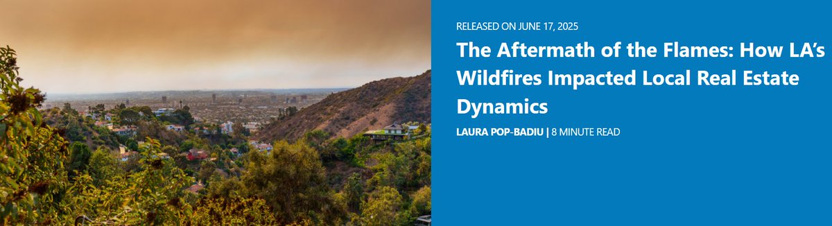 What happened to median home prices near LA’s largest wildfires?

➡️ #SepulvedaFire: +24% Y-o-Y to $3.1M

➡️ #PalisadesFire: +15% Y-o-Y to $2.13M

➡️ #EatonFire: +2% Y-o-Y to $1.27M

Explore the full report: propertyshark.com/Real-Estate-Re….

#LA #RealEstate #WildfireImpact2025