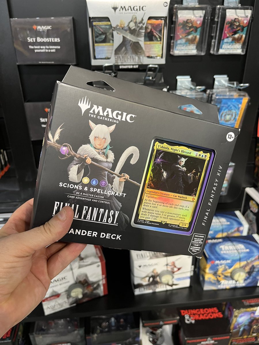 ‼️Attention MTG fans ‼️

We have VERY limited quantities of Final Fantasy bundle boxes AND commander decks back in stock now!!

#hmvxmtgfin
<a href="/hmvtweets/">hmv</a>