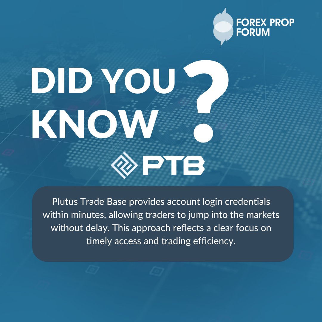 forexpropforum's tweet photo. ⚡ Fast Access Update!
Plutus Trade Base now delivers account login credentials within minutes ⏱️
Get into the markets faster — because every second counts.
Efficiency isn't just a goal. It's built-in.
.
.
.
#PlutusTradeBase #ForexUpdate #TradingAccess #FastExecution https://t.co/VQv3xe0FO2
