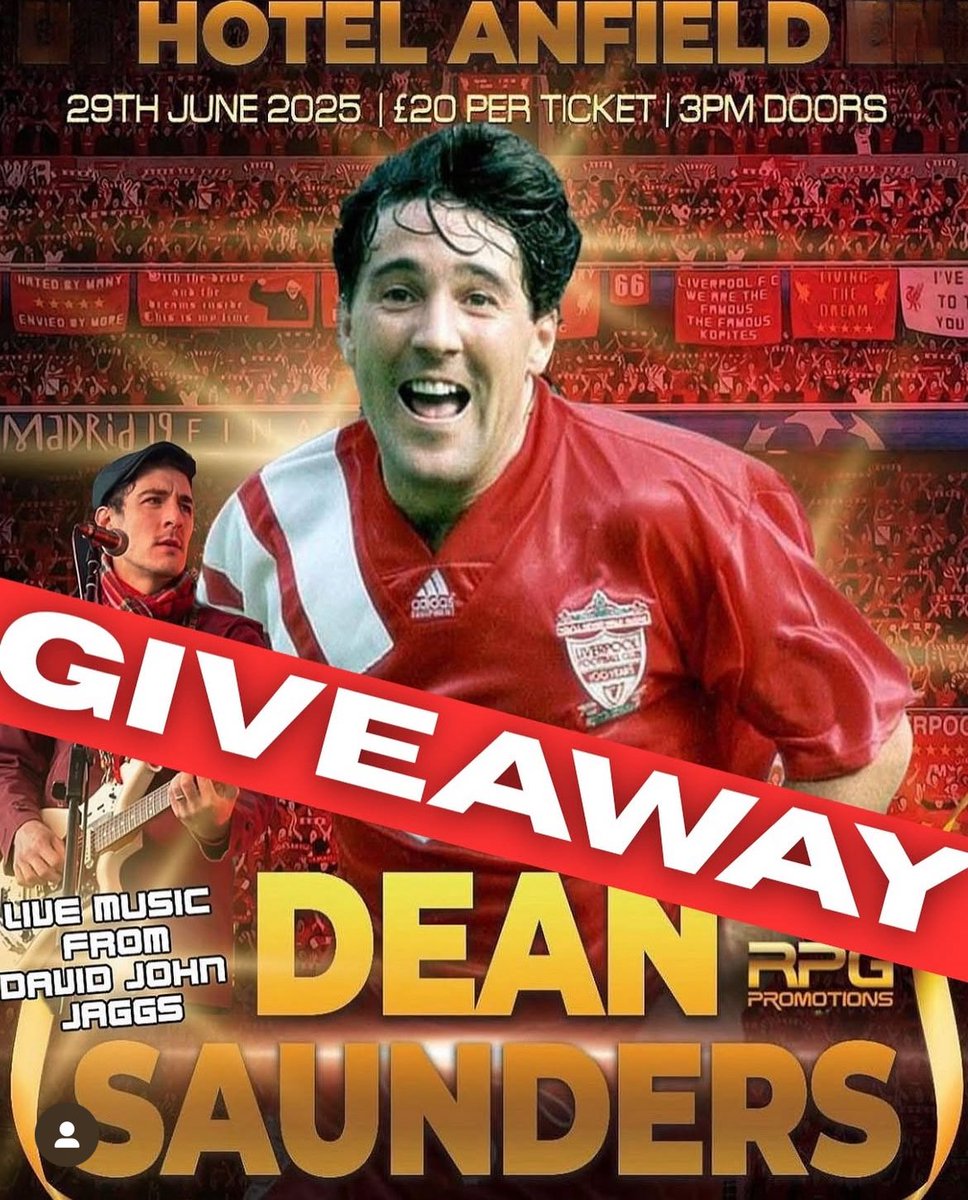 RPG PROMOTIONS (@rpgpromo23) on Twitter photo Anyone in <a href="/LFC/">Liverpool FC</a> on Sunday and stuck for something to do we have ex red Dean Saunders doing a Q&A night free at <a href="/hotelanfield/">Hotel Anfield | 23 Anfield Rd</a> inbox me for details Anyone in <a href="/LFC/">Liverpool FC</a> on Sunday and stuck for something to do we have ex red Dean Saunders doing a Q&A night free at <a href="/hotelanfield/">Hotel Anfield | 23 Anfield Rd</a> inbox me for details