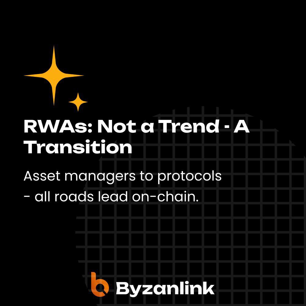 RWAs are not just a crypto narrative—they're a capital markets evolution.
BlackRock is in. Goldman Sachs is exploring. 💫

Now it's time for a broader ecosystem to understand why tokenized, yield-bearing assets are the next frontier. ⬆️

#TradFi #DeFi #RWAs