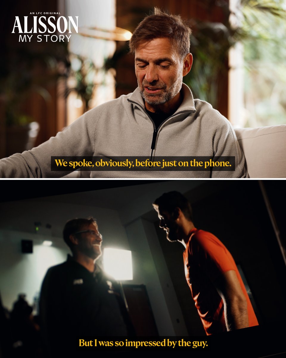 LFC's tweet photo. When Jürgen met Ali 🥰 https://t.co/E9hvjW4HiY