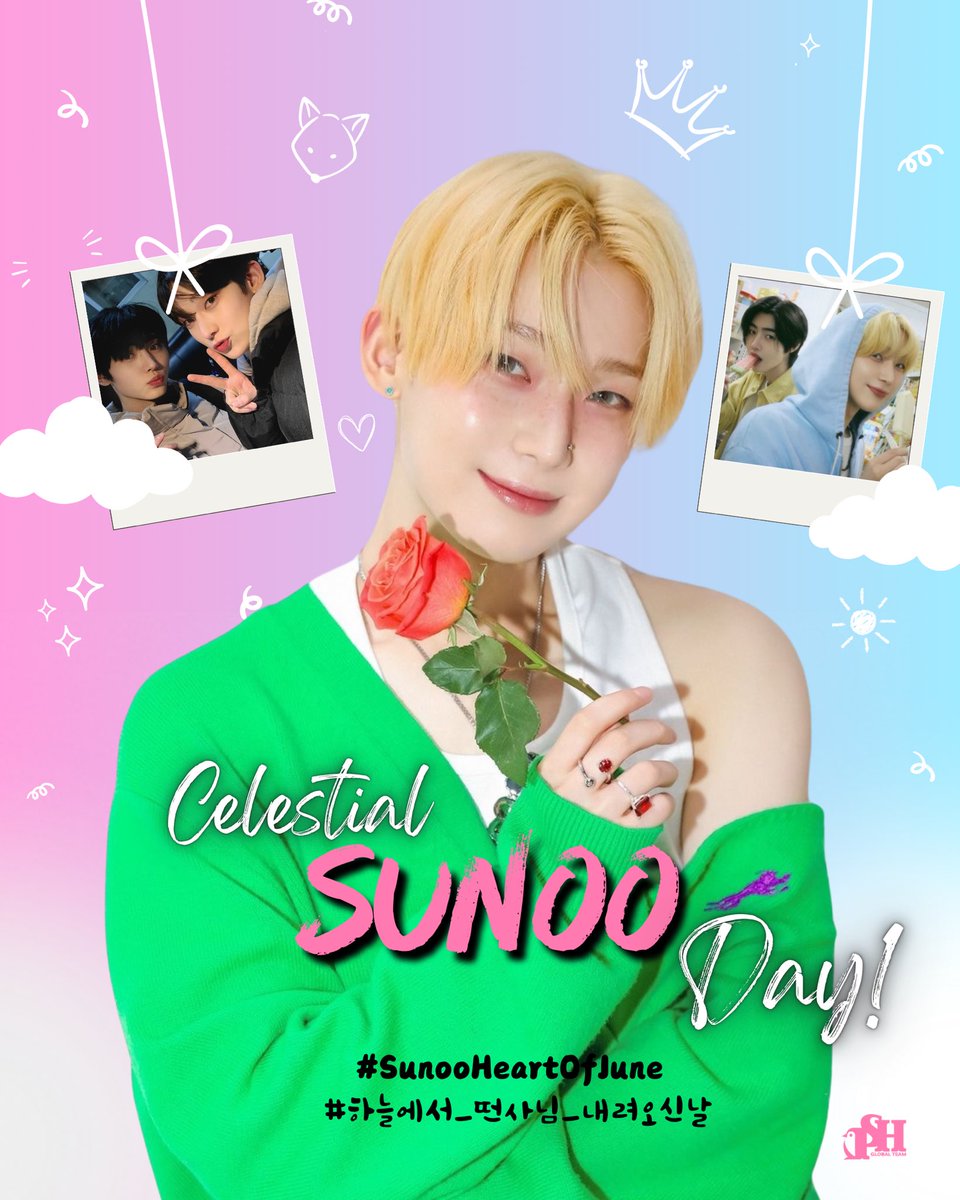 PSHGlobalTeam's tweet photo. It’s our Sunshine’s Day! ☀️

Happiest birthday to the other half of Kungyaz, #SUNOO! 💗

Thank you for being the ball of sunshine, making the hearts of the people around you field with happiness. You’ve been so passionate about the things you love which  truly inspire us 💝 

We wish the world would always return the love, kindness, and happiness you give. May you spend your special day happily 🎂🤍

CELESTIAL SUNOO DAY
#SunooHeartOfJune #하늘에서_떤사님_내려오신날 #엔하이픈_선우 #SUNOO @ENHYPEN_members @ENHYPEN