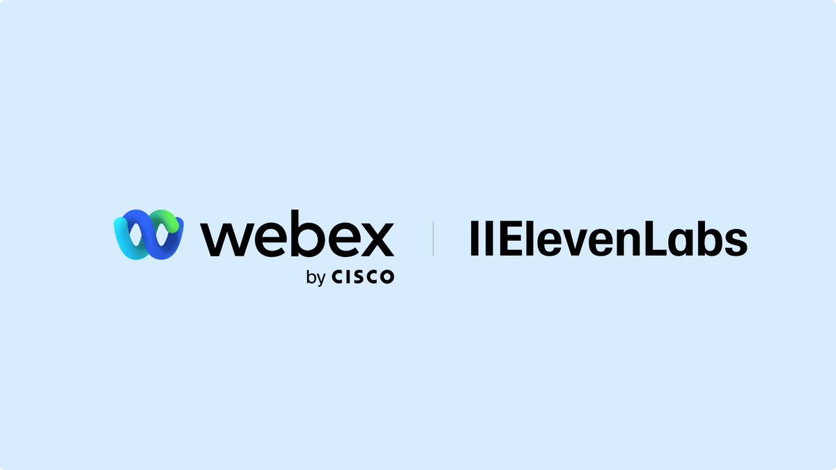 We are proud to be the voice behind <a href="/Cisco/">Cisco</a>'s Webex AI Agent. By combining expressive and engaging speech with LLM‑powered agents that integrate with your CRM, ERP and HR system, customers can get meaningful support instantly, 24/7.

Thanks to <a href="/Webex/">Webex</a> and their incredible product