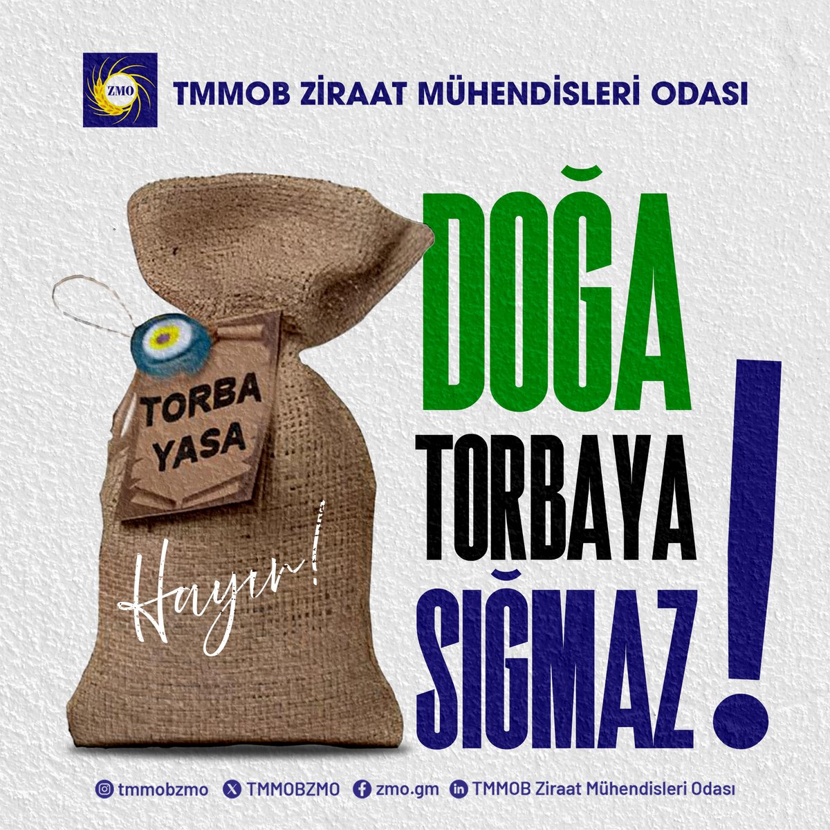 DOĞA TORBAYA SIĞMAZ!
#torbayasayahayır