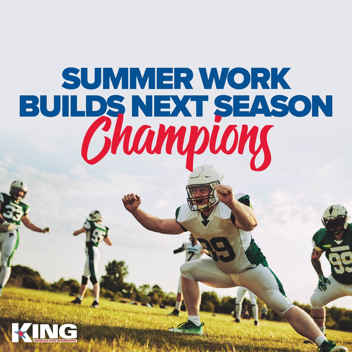 Football practice kicks off next month, but plenty of athletes in HD 88 aren't taking the summer off. Baseball, rodeo, track training, and summer leagues—this is where the work gets done.

Here's to athletes and staff putting in the the hard summer hours and a winning season this