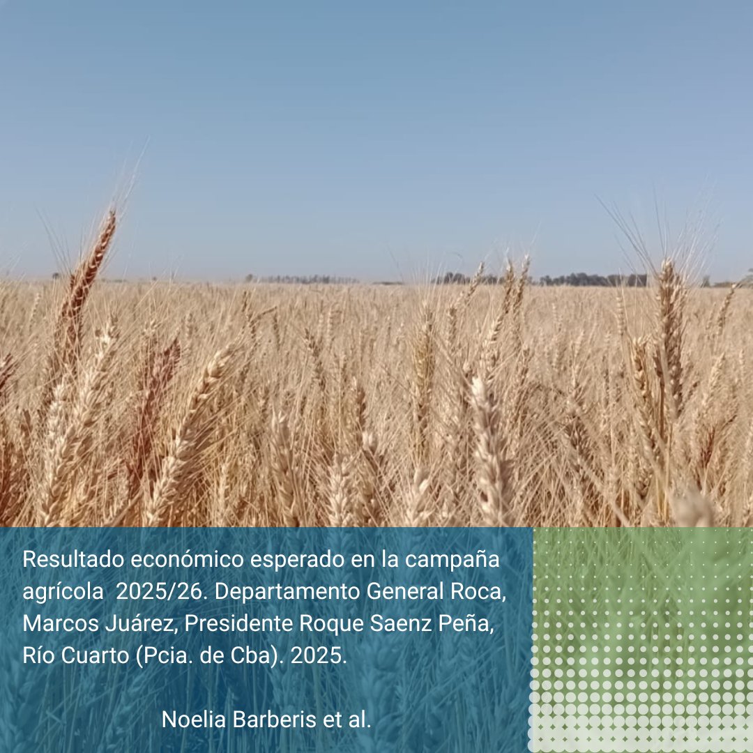 INTA Marcos Juárez (@intamsjuarez) on Twitter photo ¡NUEVO INFORME INTA!
Resultado económico esperado en la campaña agrícola 2025/26. Departamentos General Roca, Marcos Juárez, Presidente Roque Saenz Peña, Río Cuarto (Pcia. de Córdoba). Junio 2025
TRABAJO COMPLETO: bit.ly/3T7iwYi
<a href="/IntaManfredi/">INTA Manfredi</a>
<a href="/INTAMsJuarez/">INTA Marcos Juárez</a> ¡NUEVO INFORME INTA!
Resultado económico esperado en la campaña agrícola 2025/26. Departamentos General Roca, Marcos Juárez, Presidente Roque Saenz Peña, Río Cuarto (Pcia. de Córdoba). Junio 2025
TRABAJO COMPLETO: bit.ly/3T7iwYi
<a href="/IntaManfredi/">INTA Manfredi</a>
<a href="/INTAMsJuarez/">INTA Marcos Juárez</a>