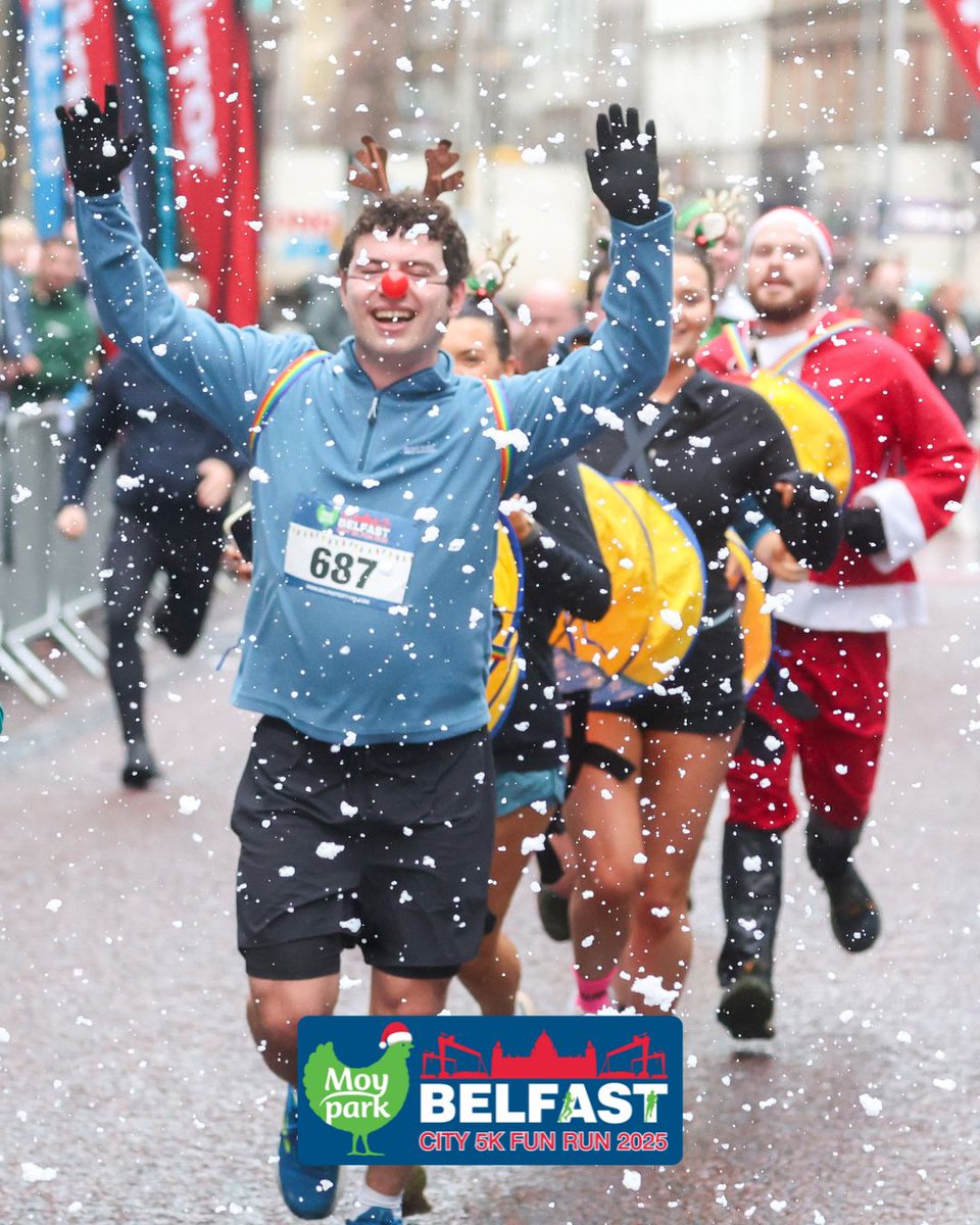 ⭐Don't stop running!👟
Did you enjoy the Moy Park Belfast City Women's 10k? Join us on Sunday 16th November for the 2025 Moy Park Belfast City 5k Fun Run 🎄
The perfect event to get into the Christmas spirit with your friends &amp; family ❤️
Sign up today at belfastcity10k.com/event-info/5K-…