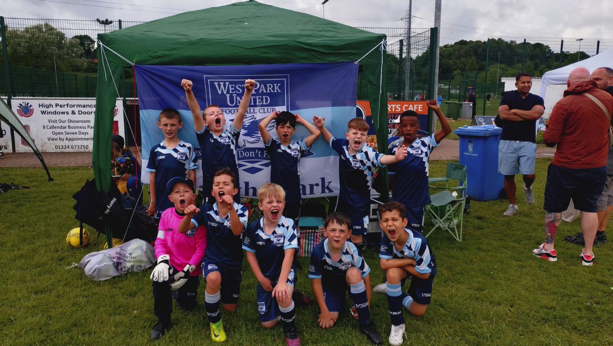 Our West Park Utd 2016s had a great time at the Camelon summer festival on Sunday! ⚽️
