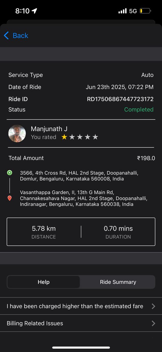 daktre97's tweet photo. He yelled and threatened her, cancelled the ride and got physically aggressive. Initially asked for the full ride amount and then settled for 50 bucks https://t.co/j2JDlMgscB