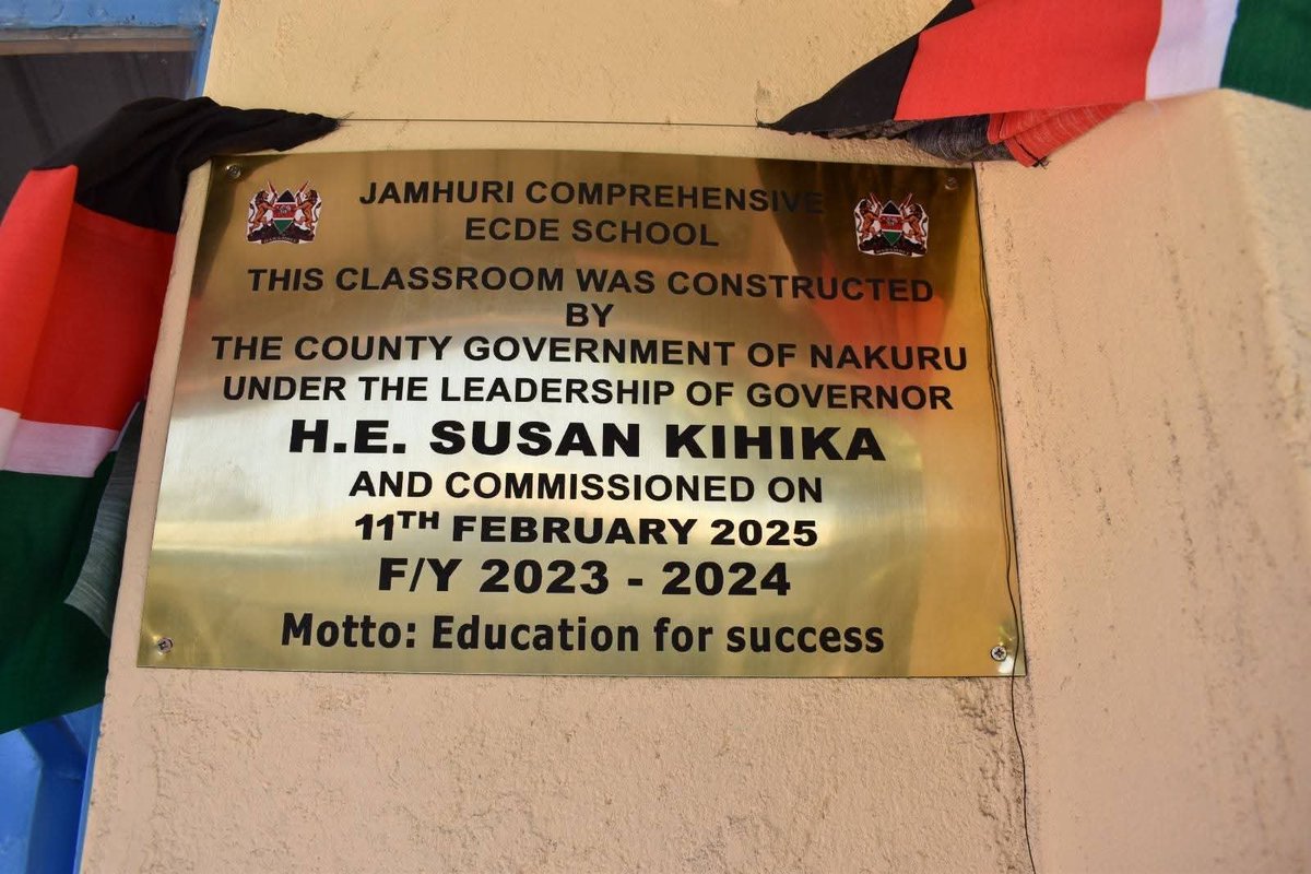 PHIAMAX's tweet image. Gov @susankihika is transforming ECDE in @NakuruCountyGov, modern classrooms, clean toilets, equipped kitchens, books, tablets, and uji for every child.

One ward at a time, dignity in learning is becoming a reality.

#TransformingNakuru #KaziKwaMpango #FocusedOnServiceDelivery