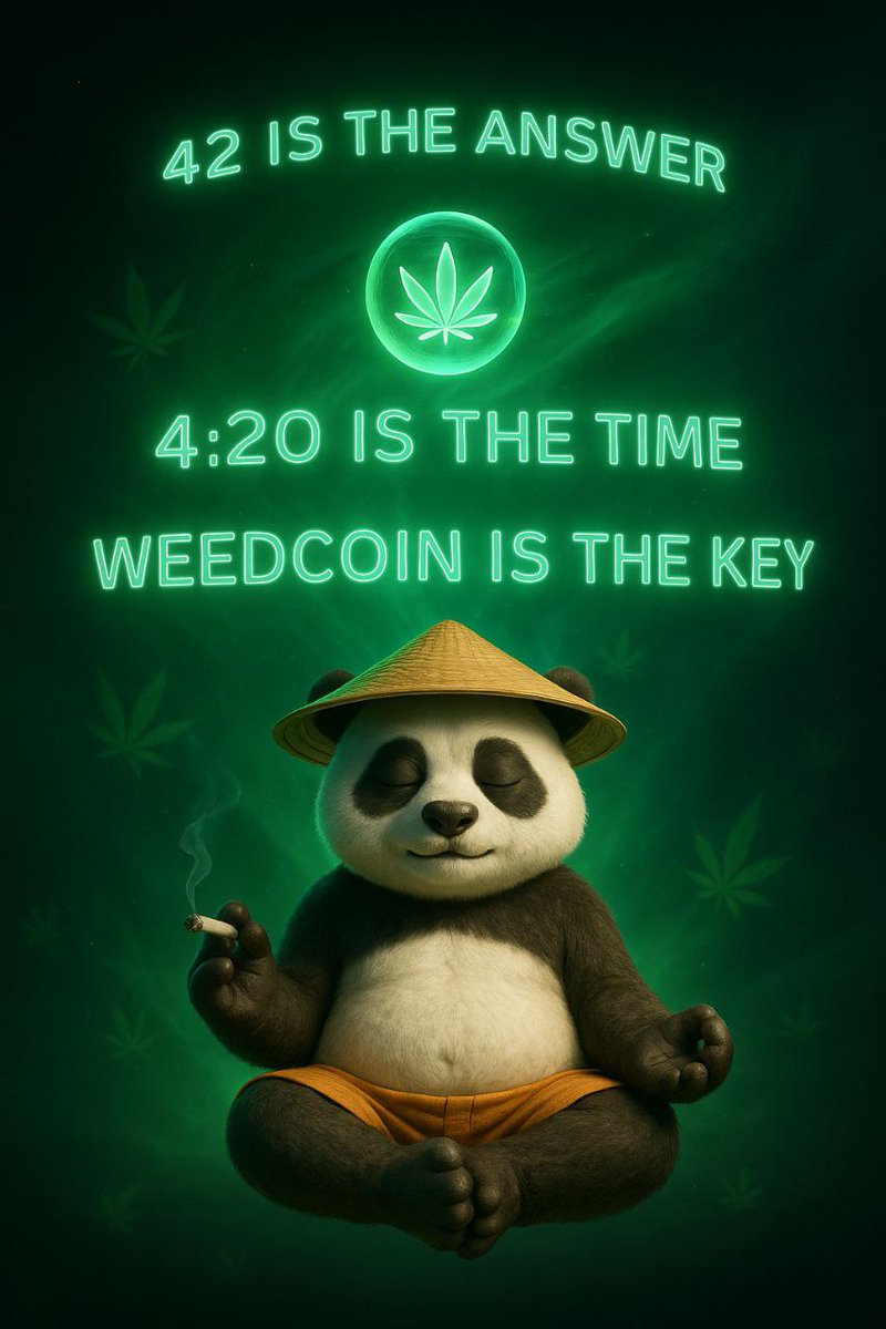 We just accumulate because we beleaf 🌿☮️

WeedcoinOG.com